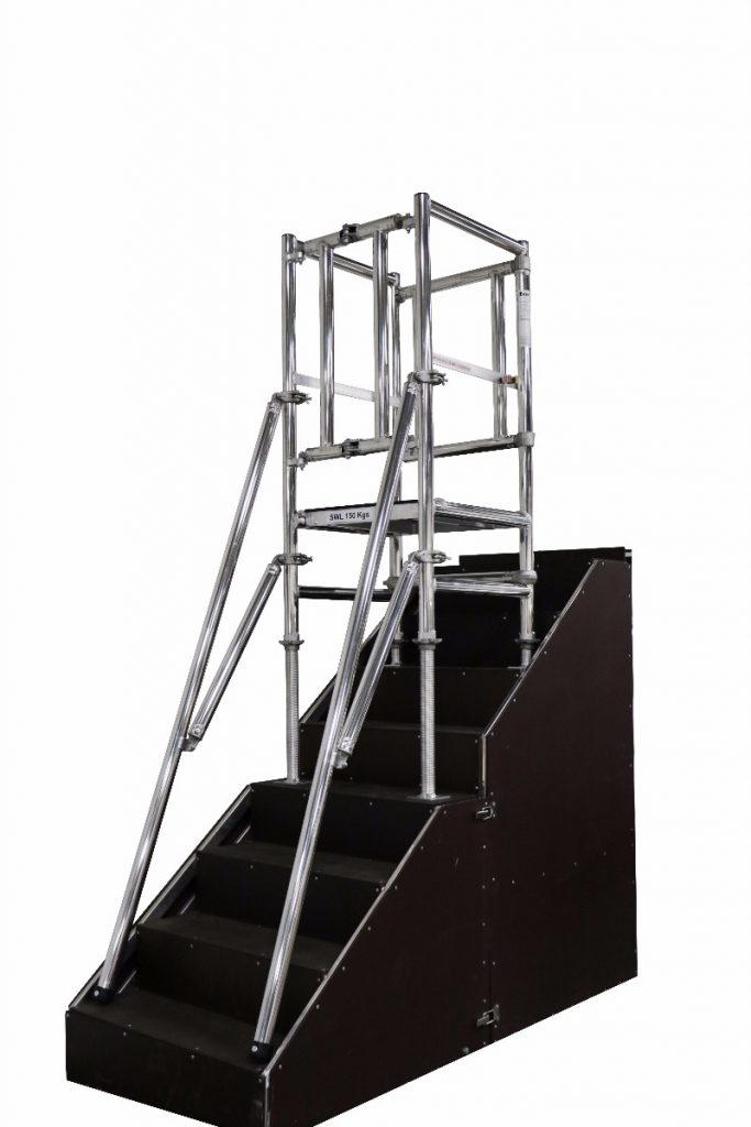 Stairwell Podium Step Stairpod Hire The Hireman