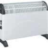 white convector heater on white background