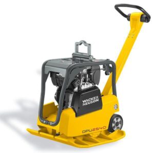 Dual direction plate compactor in yellow