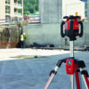 Hilti Internal and external rotating laser level in action