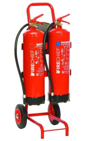 Fire Extinguishers on Holder