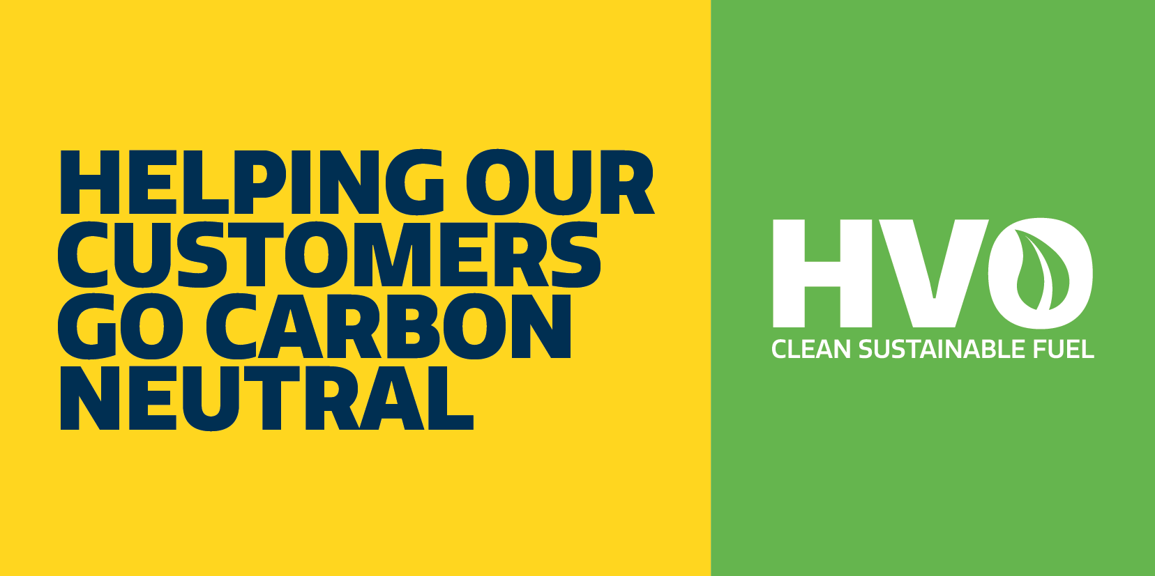 hvo fuel - Helping Our Customers Go Carbon Neutral