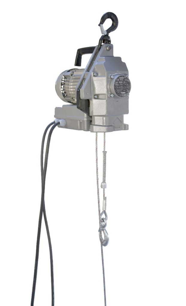 Hanging Rope Winch Unlimited Lifting Height Rope Winch - The Hireman