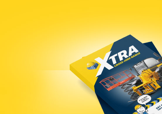 Xtra Cross Hire Range With Yellow Background