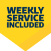 Weekly servce included badge