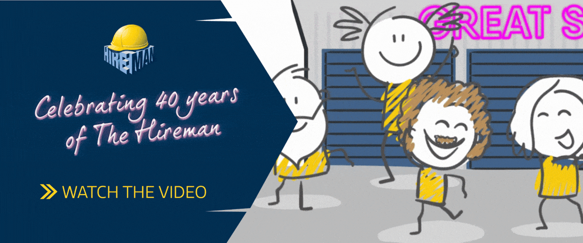 Celebrating 40 years of the hireman dancing gif